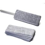 Özgürce Yüksek Kaliteli Mikrofiber Tablet Mop Bezi, 12X33 Cm, Gri - Ahşap - Seçenek 1