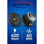 Özgürce Yüksek Performanslı 13 cm 400W 60 Rms Midrange Hoparlör Seti, Amfi Uyumlu - Seçenek 1