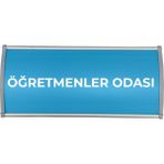 ÖzgürceSeç Bombeli Alüminyum Kapı İsimliği Metal 10X22 cm UV Filtreli Koruma ile Dayanıklı
