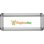 ÖzgürceSeç Kapı Isimliği Alüminyum Açılır Kapanır Rondo Çerçeve 10X30