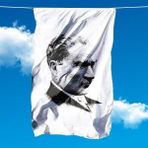 Özgüvenal Atatürk Posteri 100X150 cm - 100 x 150 cm - Beyaz