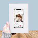 Özgüvenal DEFTER-027 Fotoğraf Baskılı Instagram Temalı Deri Kaplı Defter
