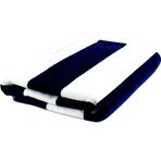 OZINCI Plaj Büyük Havlu Havuz Plaj Cabana Çizgili Tek Taraflı Havlu ve Tek Taraflı Kadife 32"x70" Mavi Beyaz (4 Adet)