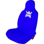 Öziron Chrysler Concorde Oto Koltuk Servis Kılıfı Penye King Baskılı Ön Arka Takım Gri - Mavi