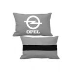 Oziron Opel Movano Oto Koltuk Boyun Yastigi 2 Adet Opel Amblem Logolu Gri Ortopedik Yastik
