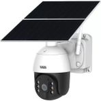 Özkam Teknoloji 3 Mp 1080P Su Geçirmez 4g Sim Kart Destekli Ptz Solar Kamera (24 Saat Kayıt) - Beyaz