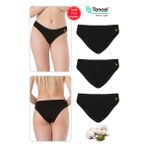 Özkan 23924 3'lü Paket Kadın Pamuklu Modal Esnek Yumuşak Slip Külot