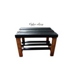 özkan ahşap Demonte Ahşap Siyah Bench Bank , tabure , oturak , ayakkabılık.