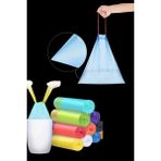 Özkan Ambalaj Temizlik Büzgülü Çöp Torbası Orta Boy 55X60 5 Rulo 50 Adet - 60 x 70 cm