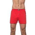 Özkan Underwear 0041 Kırmızı Şardonlu Erkek Boxer