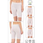 Özkan Underwear 0413 3'lü Beyaz Yüksek Bel Kısa Kadın Tayt