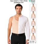 Özkan Underwear Özkan 10852 5'li Paket Erkek Premium Kumaş Pamuklu Modal Esnek Rahat Kalın Askılı Atlet - Taş