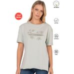 Özkan Underwear Özkan 27599 Kadın %100 Pamuklu Likrasız Süprem Penye Kumaş Bisiklet Yaka Kısa Kollu T-Shirt - Yeşil - 3XL