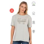 ÖZKAN underwear Özkan 27599 Kadın %100 Pamuklu Likrasız Süprem Penye Kumaş Bisiklet Yaka Kısa Kollu T-shirt