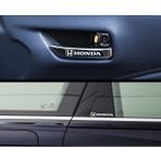 Özkaş Honda Uyumlu Metal Sticker 5 Adet Oto Aksesuar Oto Sticker Çıkartma Araba - 1*5cm - Krom
