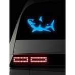 Özkaş Köpek Balığı Reflektörlü Mavi Motor Oto Aksesuar Sticker