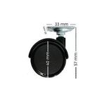 Özkedekor Oynak Tablalı Dolap Sehpa Masa Ayağı Mobilya Tekerleği 40 Mm
