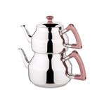 Özkent K-315 Marmaris Orta Boy Sade Çaydanlık Rose Gold