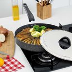 Özkent K-569 Hamsilos 32 cm Gri Granit Balık Börek Tavası