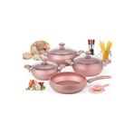 Özkent Rose Gold 7 Parça Granit Tencere & Tava Seti 30131988