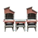 Özkoca Çift Masalı Model Bims Beton 70 cm Barbekü