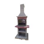 Özkoca Davlumbazlı Model Bims Beton 75 cm Barbekü