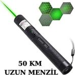 Özkurt Ticaret Ultra Kaliteli Uzun Menzilli Yeşil Lazer- Kedi Oyuncağı Lazeri - Siyah