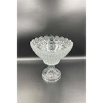 Özlem Tuhafiye Glass Bohemıa Ayaklı Meyve Kasesi 23CM