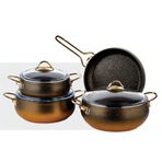 Özlife Azra 7 Parça Granit Tencere Seti