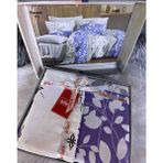 Özlife Brillant Çift Nevresim Takımı - Beyaz - Lila