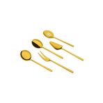 Özlife Inci 5 Parça Servis Takımı Titanyum Gold