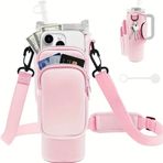 Ozly Quencher Askılı Termos Kılıfı Çanta Ve Omuz Askısı Aksesuar (pembe)