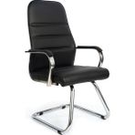 Özmen Ofis Mobilya Premium Ofis Bekleme Sandalyesi Tekerleksiz Deri Sırt Yüzeyi ile Ergonomik Tasarım Sunar