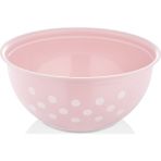 Özmet P087 Puantiyeli 6 lt Yuvarlak Kase Pembe