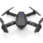 Ozmik E88 Pro Mini Siyah Quadcopter Wifi FPV 4K RC Drone
