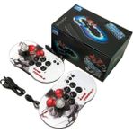 Ozmik M9 Çift Rocker 15.000+OYUN Hd 4K Arcade Denetleyici Joystick Mini Arcade Tv Oyun Konsolu 64GB - 2. Kol Oyun Konsolu - Beyaz