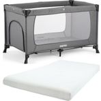Ozmo Aura Oyun Parki 70X120 Cm + Pamuk Yatak Gri