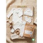 OZMOZ Clean&safe Organik Steril Temizlenmiş Hastane Çıkış Seti-4 Parça - Yenidoğan - Ekru