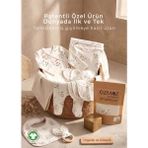 OZMOZ Clean&safe Organik Steril Temizlenmiş Hastane Çıkış Seti-8 Parça - Prematüre - Çok Renkli