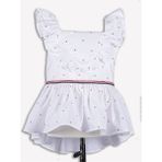 Ozmoz Fırfırlı Beyaz Yazlık Kız Çocuk Bluz (8 yaş)