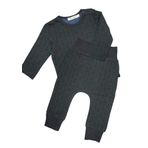 Ozmoz Sincap Desenli Yeşil Erkek Bebek Kışlık Pijama Takımı (9 Ay)