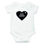 Özmur Concept Baby Sister Baskılı Bebek Body Zıbın (Yenidoğan)