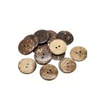 OZN AKSESUAR Ahşap Coconat Düğme 25 Mm (50 Adet)