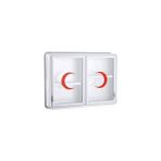 Ozn Aksesuar Cam 2 Kapaklı Ecza Dolabı 35X49X10 cm GO50609119570