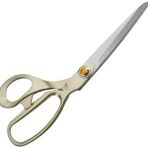 Ozn Aksesuar Gümüş Rengi Dikiş Makası 24 cm Keskin Bıçaklı Ergonomik Tasarım ile Rahat Tutma