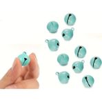 Ozn Aksesuar Mint Yeşili Renk Kulplu Çan, Zil, Tasma Zili, Amigurumi Zili 14 mm (20 Adet)
