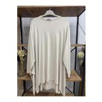 ÖZNE BUTİK Kadın %100 pamuklu likralı salaş kesim oversize tunik
