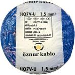 Öznur 1,5 mm Nya Kablo 100 mt 1,5 mm