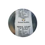 Öznur 2.5 mm Nya Siyah 100 m %100 Bakır Kablo