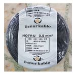 Öznur 2.5 mm Siyah NYA Kablo